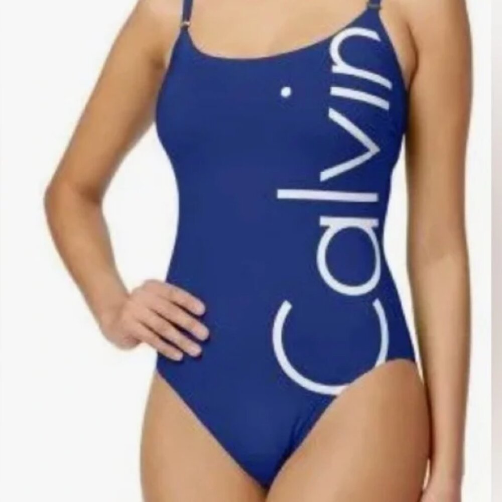 Calvin Klein Women’s One Piece Swimsuit, Size 12
